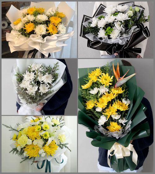 河北石家庄灵寿县南营乡白事花束代送